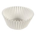 American 3.5" White Fluted Baking Cups 10000 PK 610010